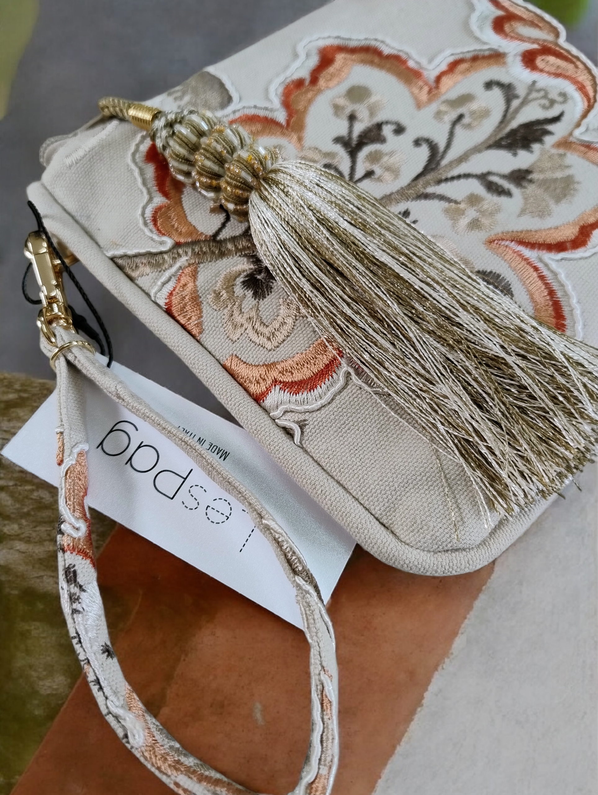LISA CANVAS borsa in tela ricamata - immagine 3