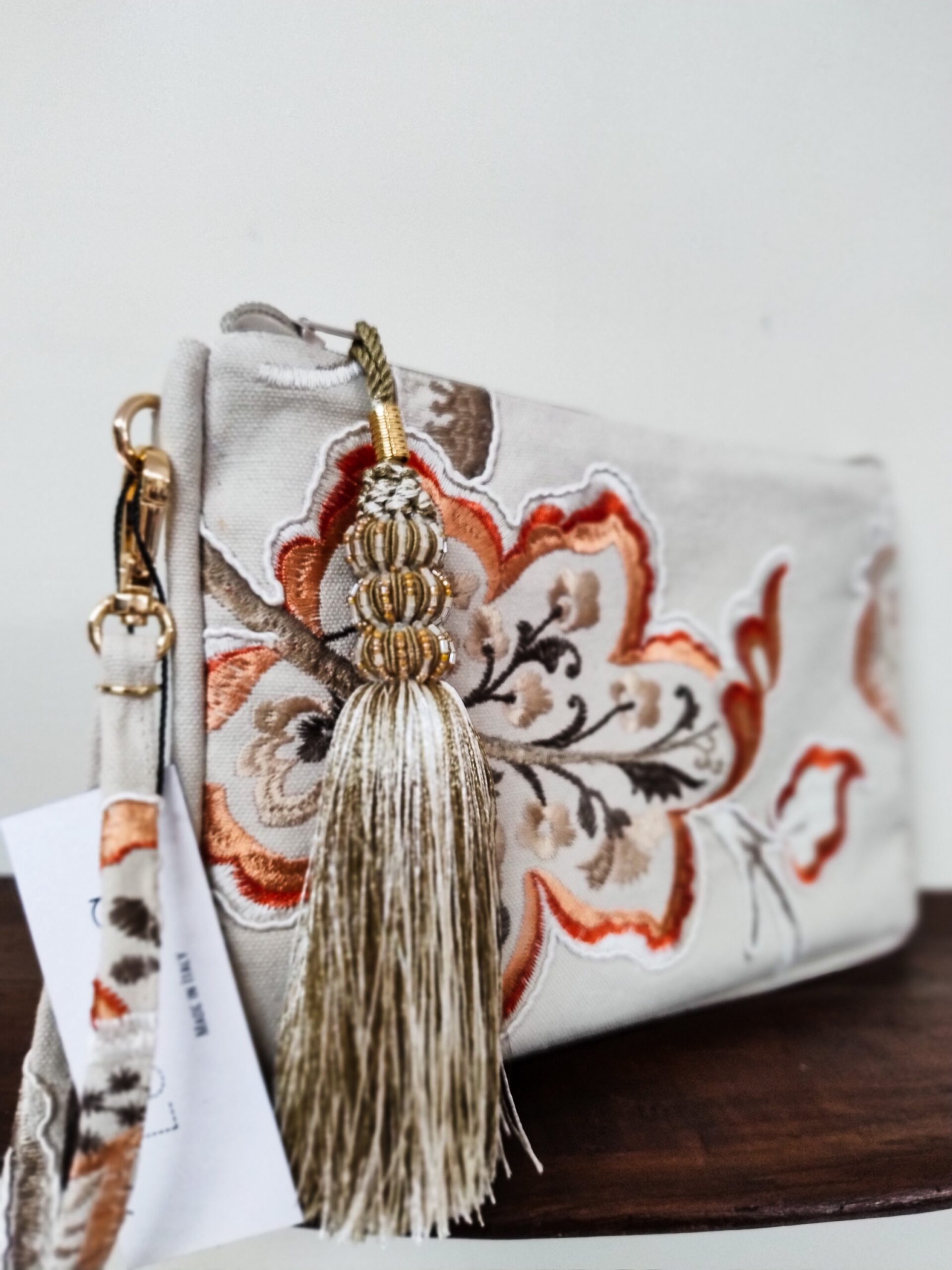 LISA CANVAS borsa in tela ricamata - immagine 2